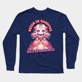 Reign in Shadows, Rule in Darkness Cute Rococo Vampire Long Sleeve T-Shirt